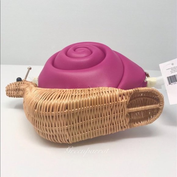NEW Kate Spade Scarlett Snail Wicker Crossbody - Picture 5 of 8